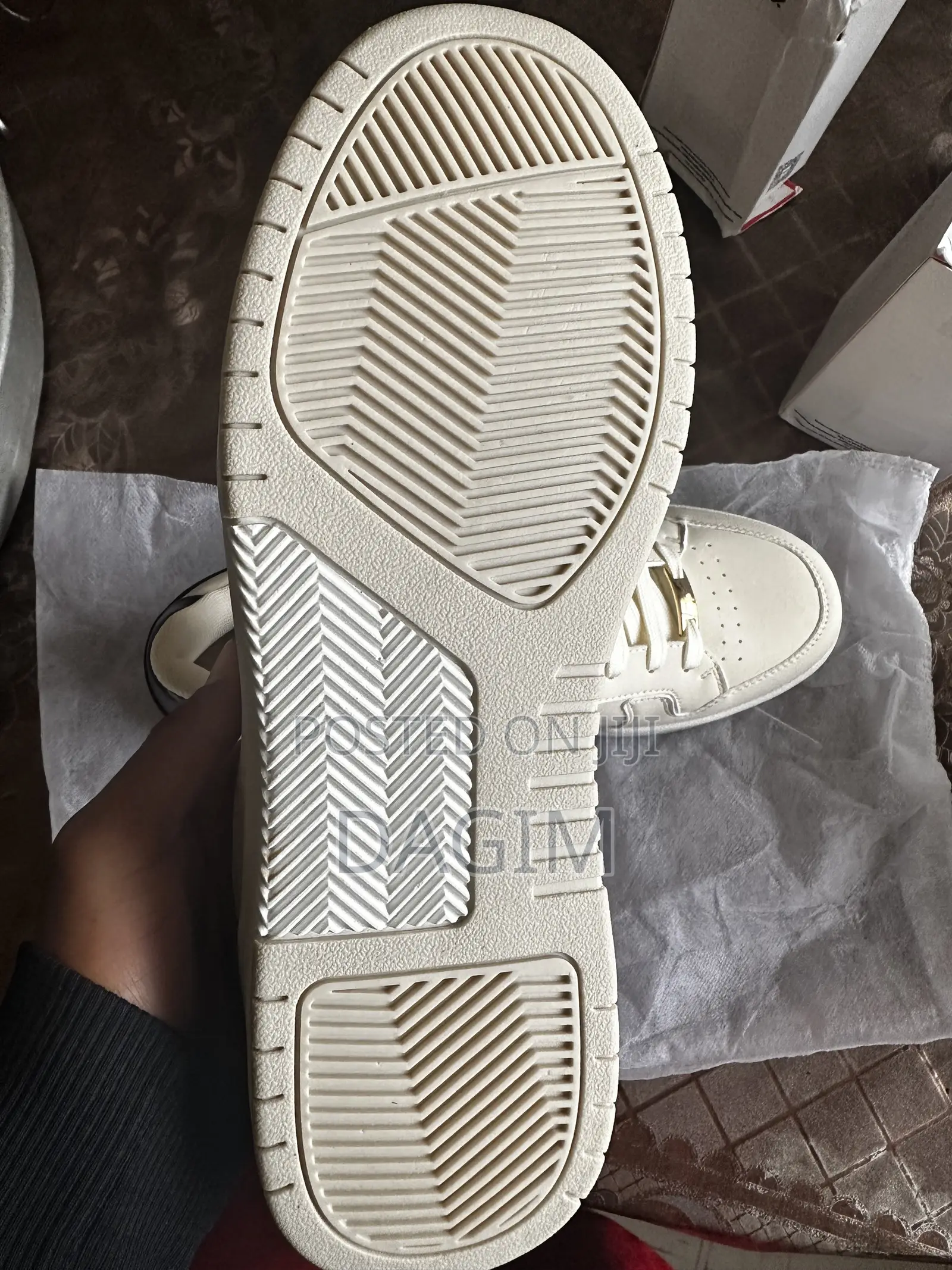 Original Pier One Premium White Sneakers | Imported From Italy