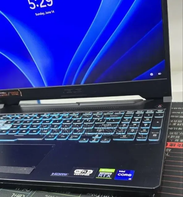 New Laptop Asus TUF Gaming F15 16GB Intel Core i9 SSD 512GB