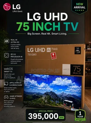 LG Uhd 75 Inch TV