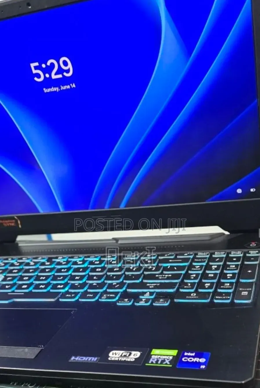 New Laptop Asus TUF Gaming F15 16GB Intel Core i9 SSD 512GB