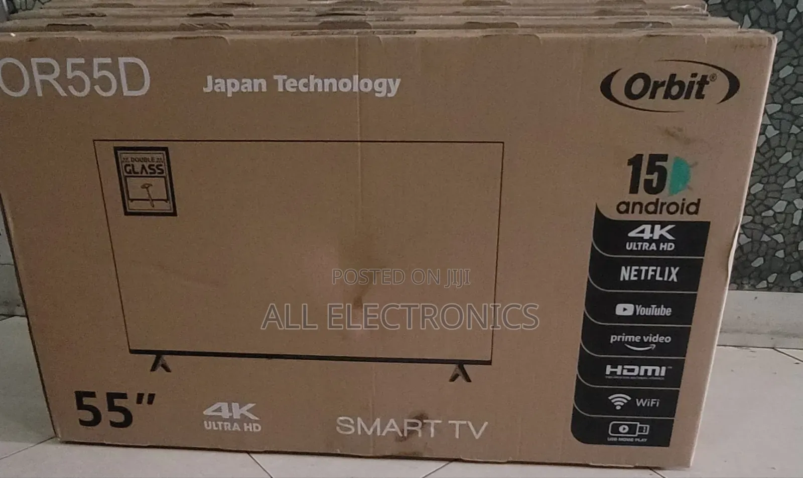 Orbit 55 Ultra Hd TV Frameless Screen TV