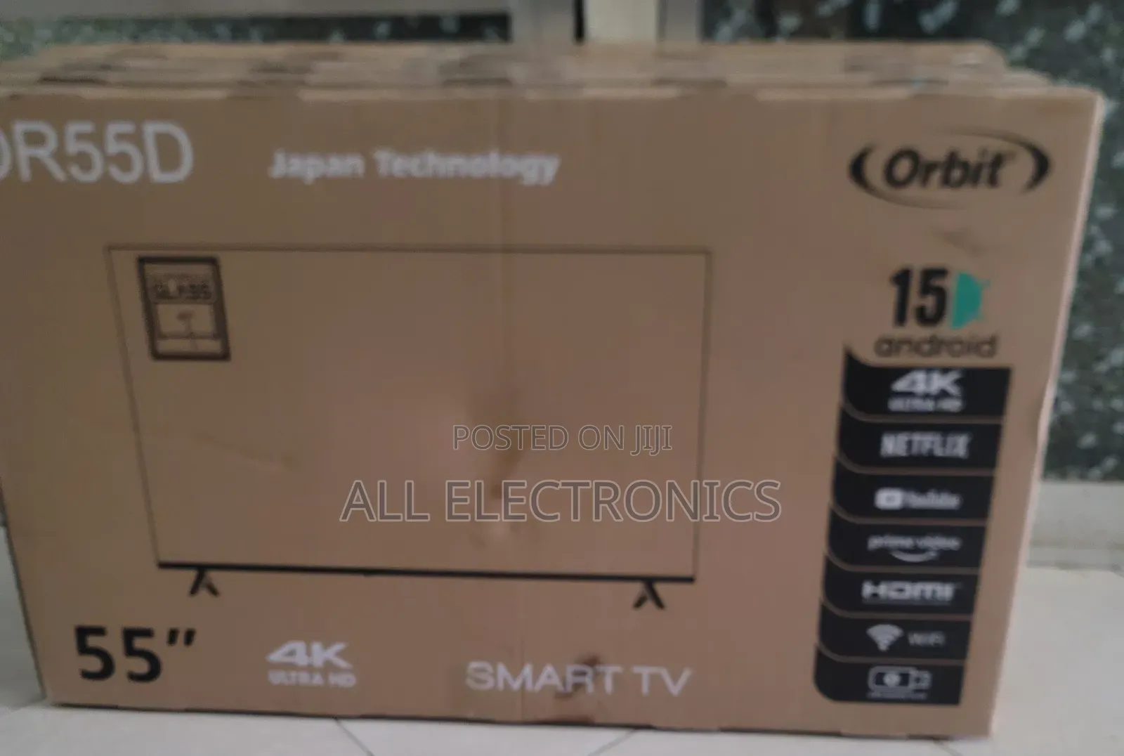 Orbit 55 Ultra Hd TV Frameless Screen TV