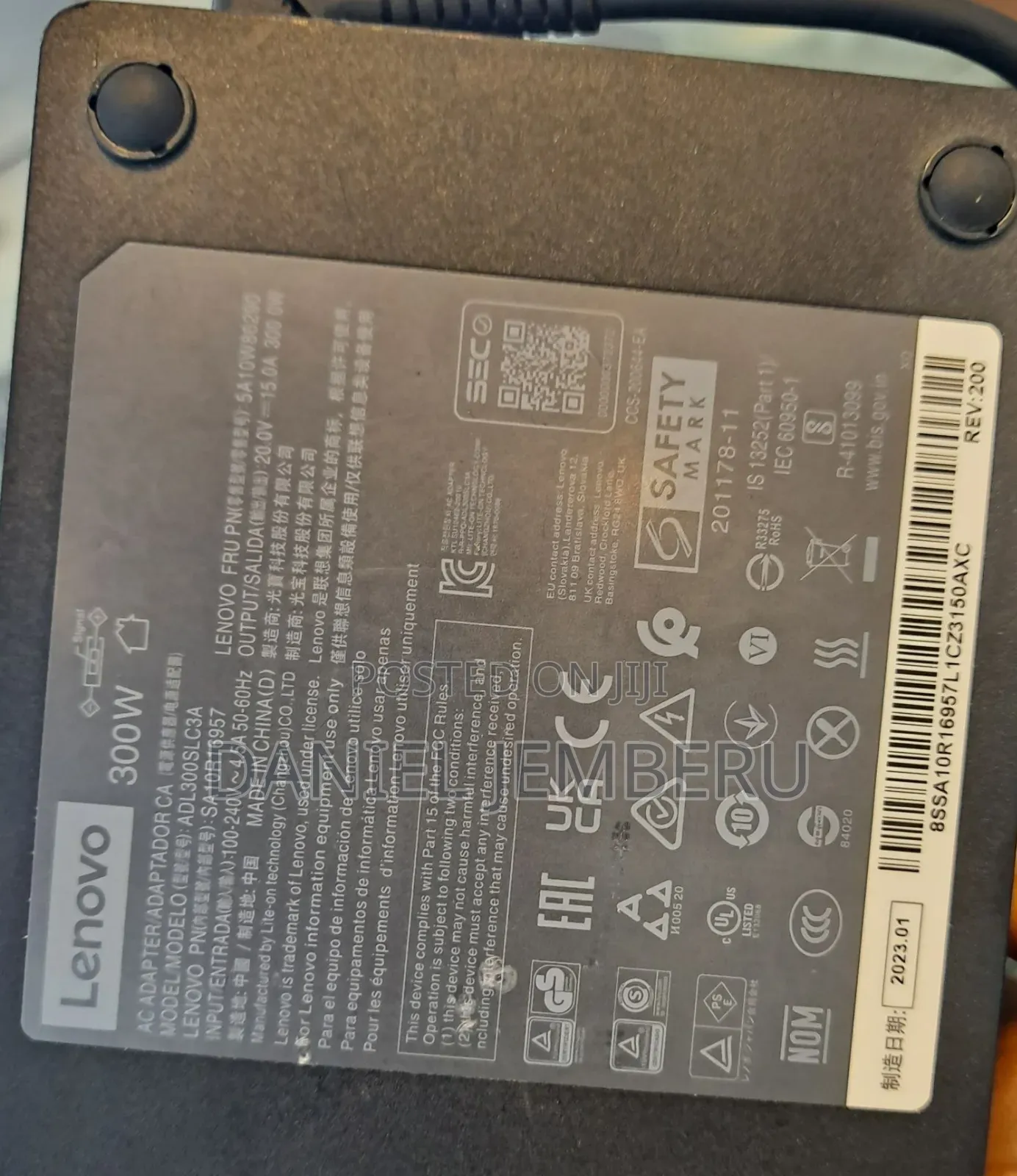 Lenovo USB 300w Original Charger