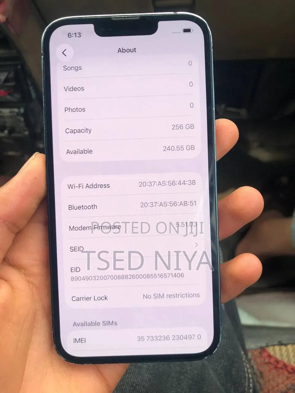 Apple iPhone 13 256 GB Black