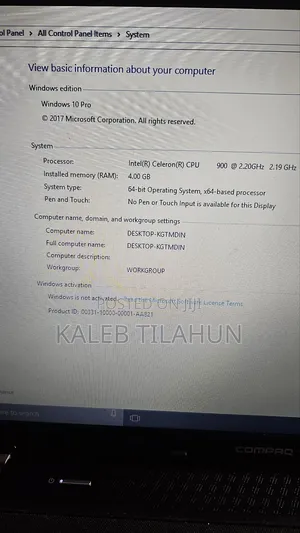 Laptop Compaq 320 4GB Intel Celeron HDD 500GB