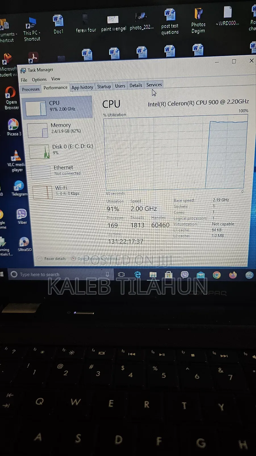Laptop Compaq 320 4GB Intel Celeron HDD 500GB