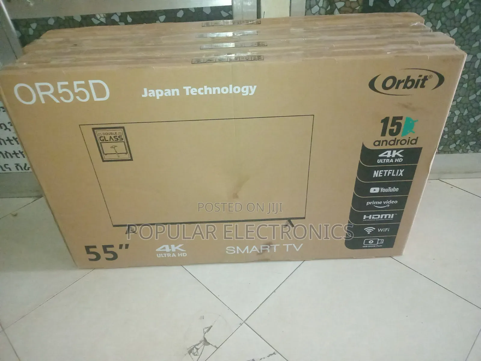 Orbit TV 55inchi Smart Android TV