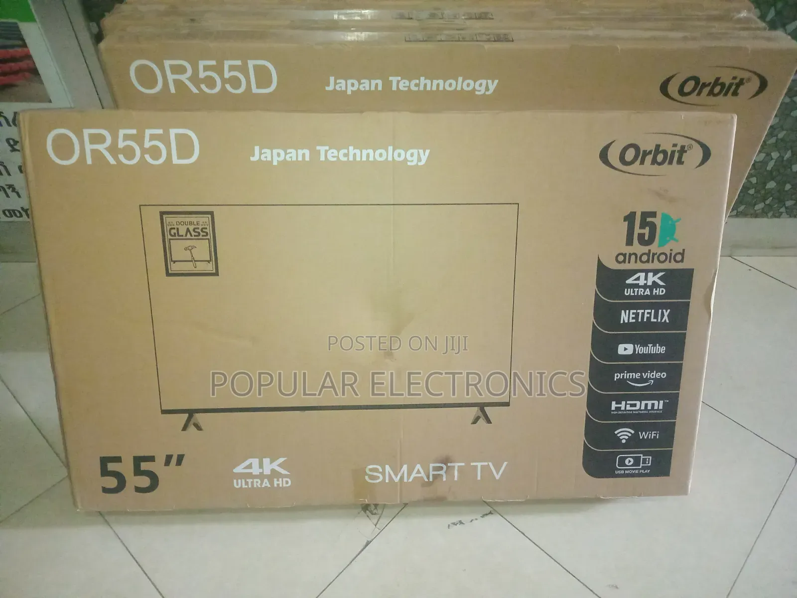 Orbit TV 55inchi Smart Android TV