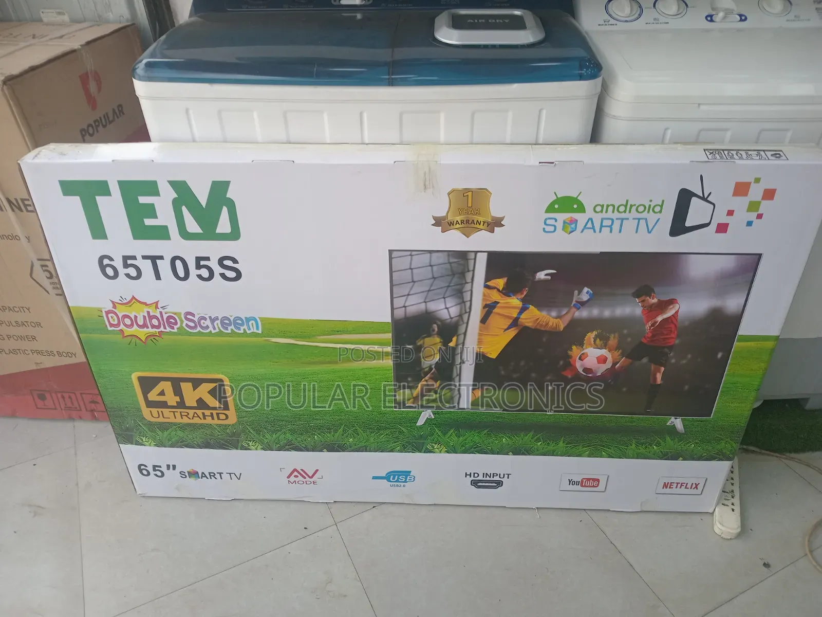 Tev 65inch Smart Android TV New 20 26 Model Japan Technology