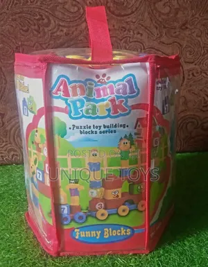 Animal Park 72-Piece Educational Building Blocks Set