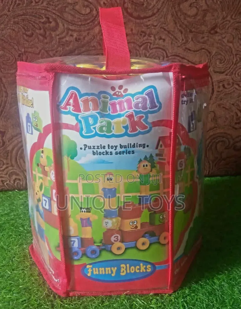 Animal Park 72-Piece Educational Building Blocks Set