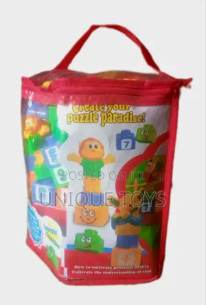Animal Park 72-Piece Educational Building Blocks Set