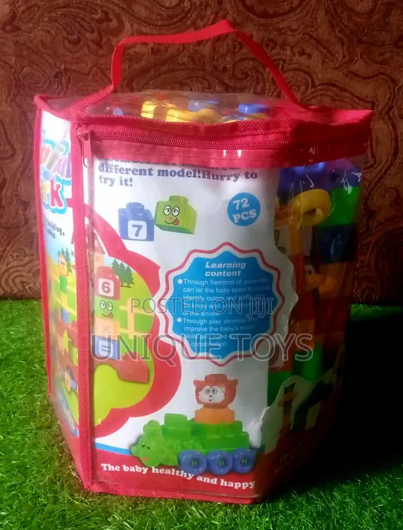 Animal Park 72-Piece Educational Building Blocks Set