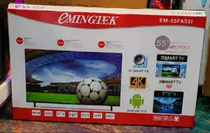 Eming Tek 55''inch Fremless Androide TV