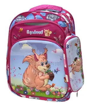 Squirrel Kids School Backpack With Pencil Case