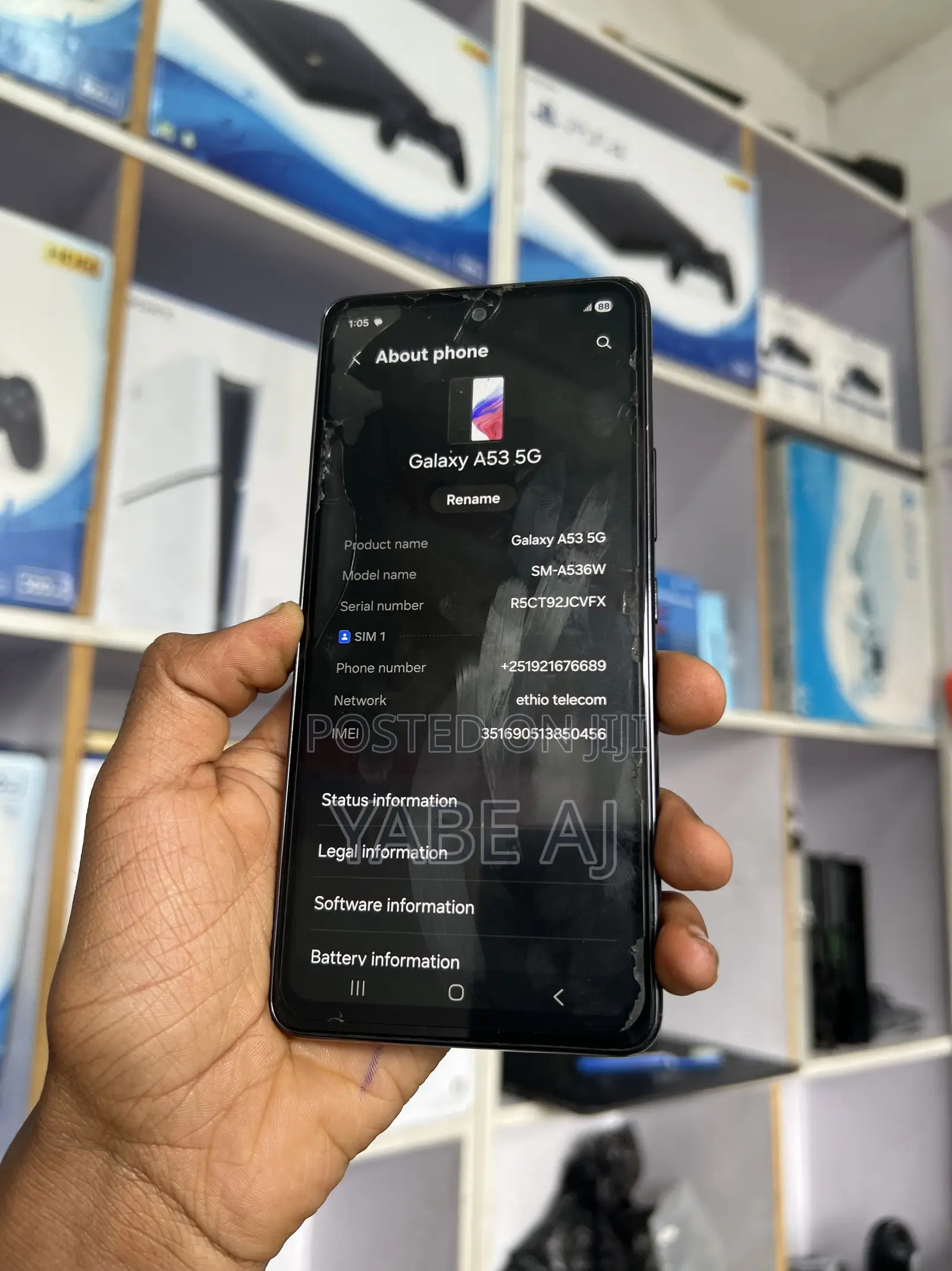 Samsung Galaxy A53 5G 128 GB Black