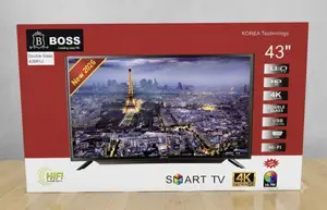 BOSS 43 TV Inch Ultra HD Smart TV – Double Glass LED TV