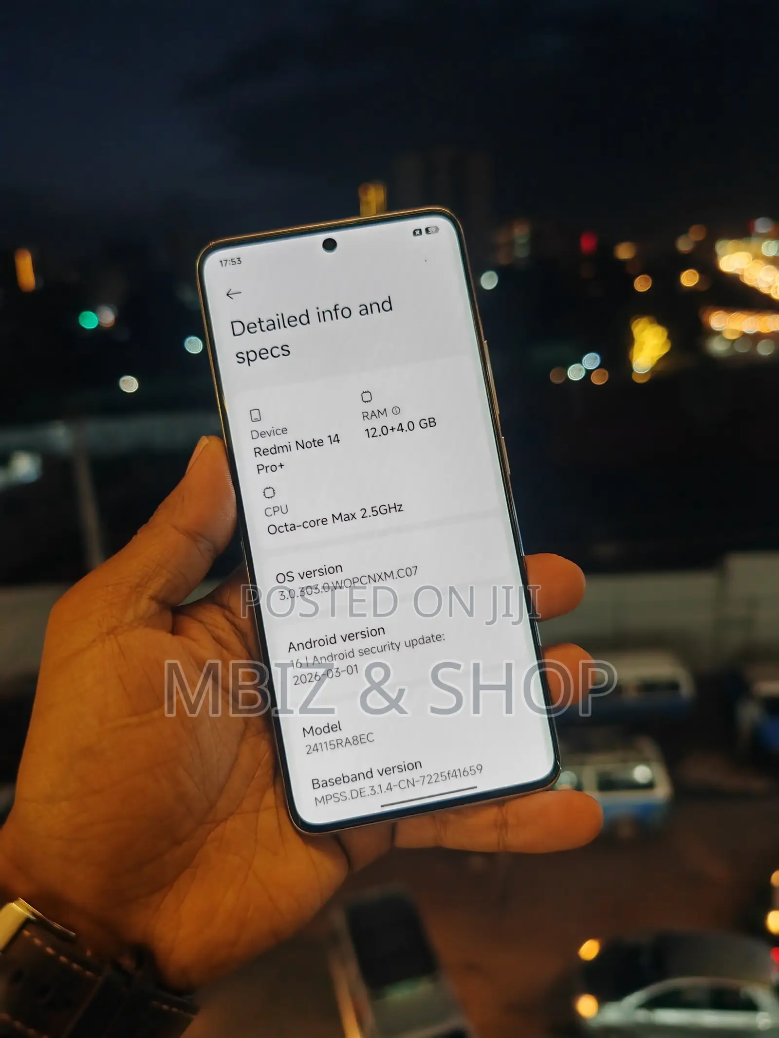 New Xiaomi Redmi Note 14 Pro+ 256 GB Red