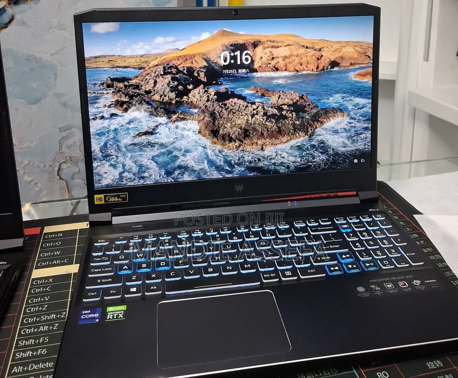 New Laptop Acer Predator Helios 300 16GB Intel Core i9 SSD 512GB