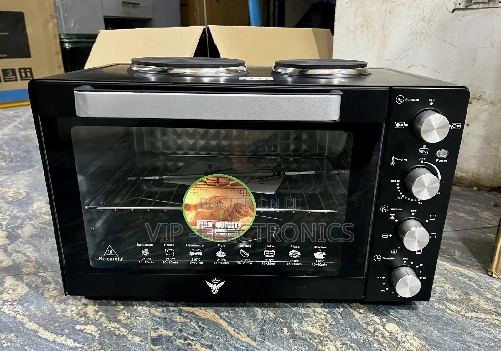 FLIPS 60L Mini Oven. Its Spacious 60-Liter Capacity