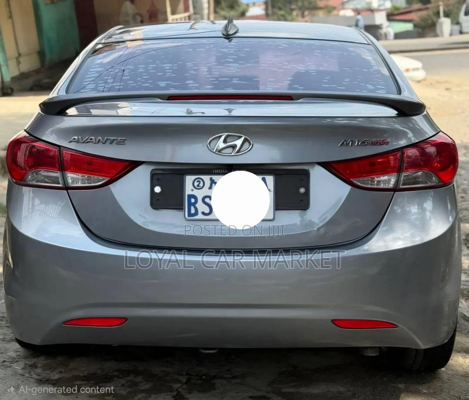 Hyundai Avante 2013 Silver