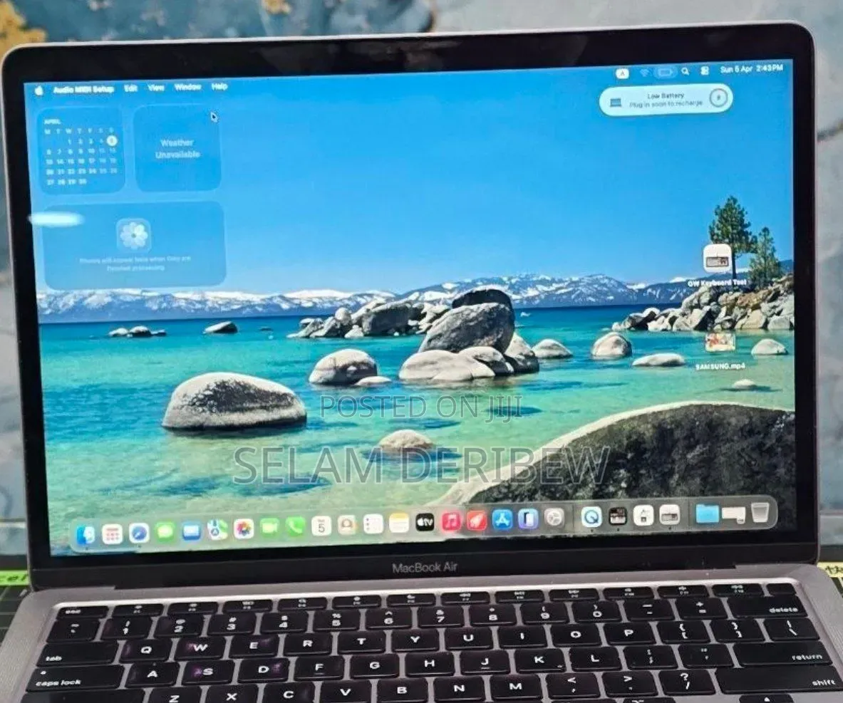 New Laptop Apple MacBook Air 2020 M1 8GB Apple M1 SSD 256GB