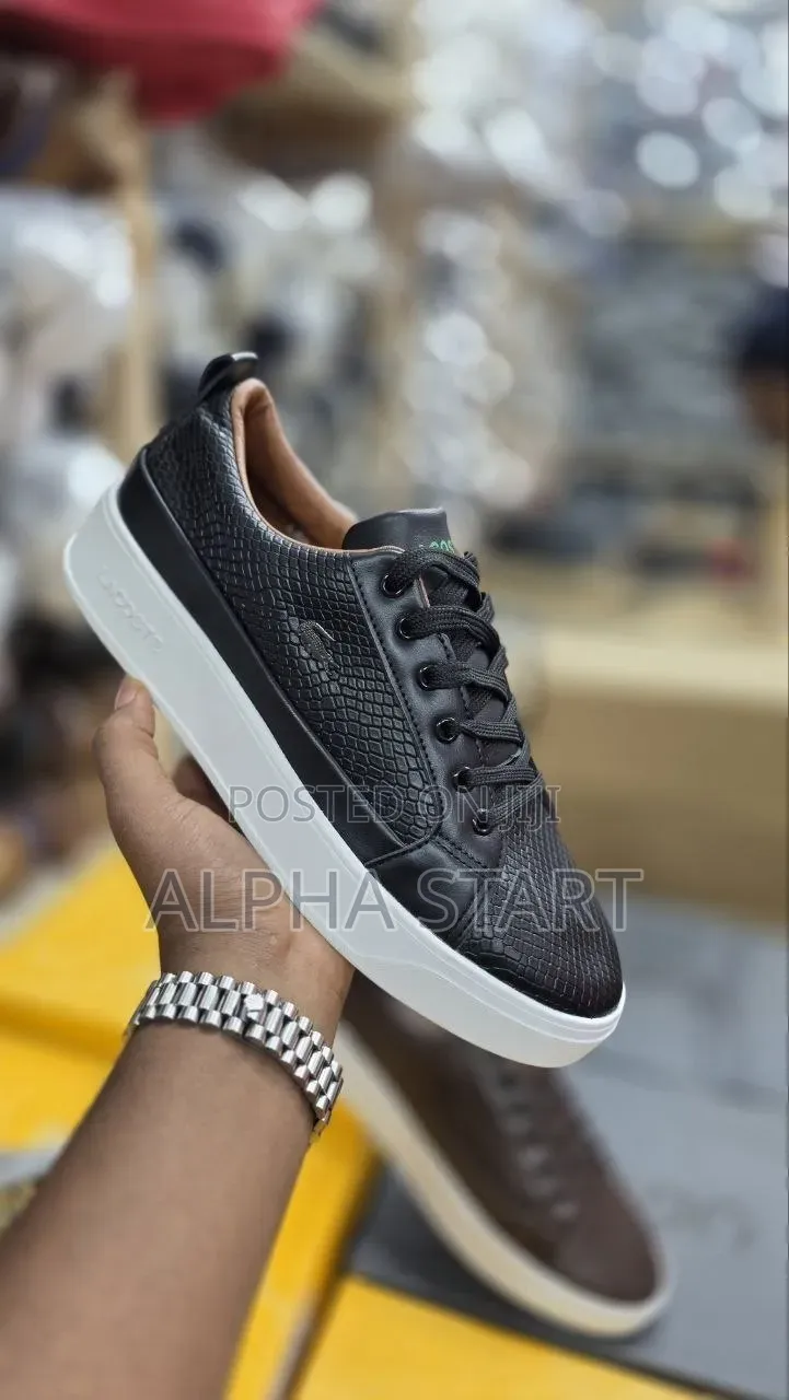 Lacoste Etui High Master Quality Flat Shoes Shoes for Man's