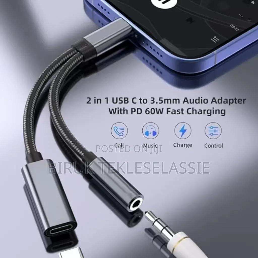 Type C to 3.5 Mm Aux Adapter