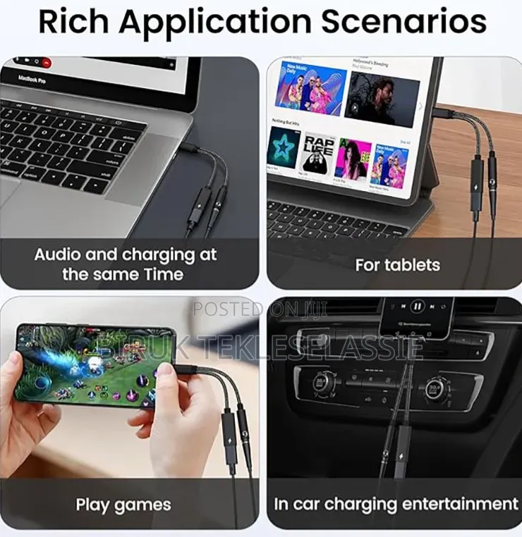 Type C to 3.5 Mm Aux Adapter