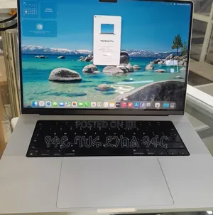 New Laptop Apple MacBook Pro 2021 M1 32GB Intel Core Ultra 7 SSD 1T