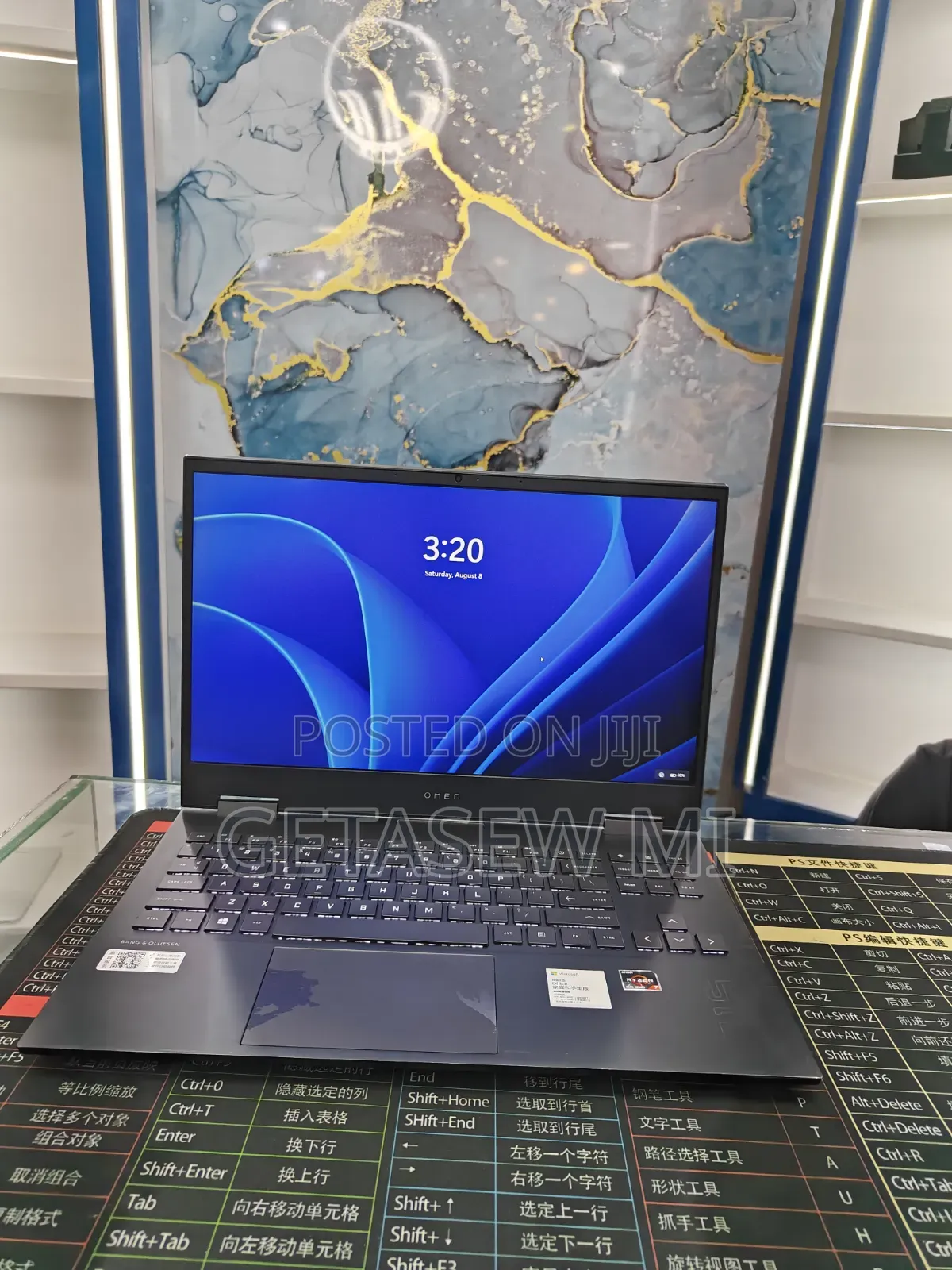 New Laptop HP Omen 15 16GB AMD Ryzen 7 SSD 512GB