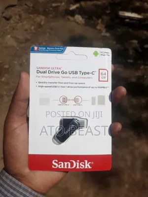 SanDisk Ultra Dual Drive Go USB Type-C Flash Drive Storage of 64GB