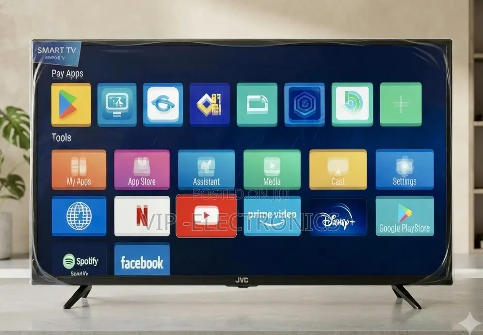 JVC 32 Inch TV Double Glass Smart LED TV – 2026 Model
