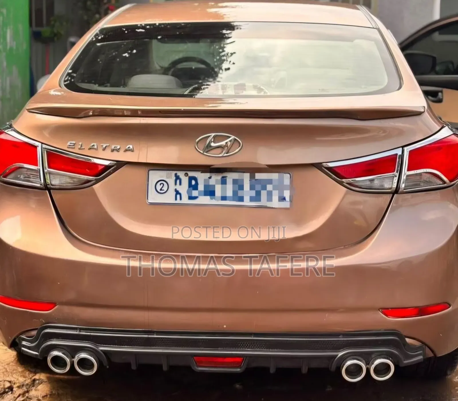 Hyundai Elantra 2015 Orange