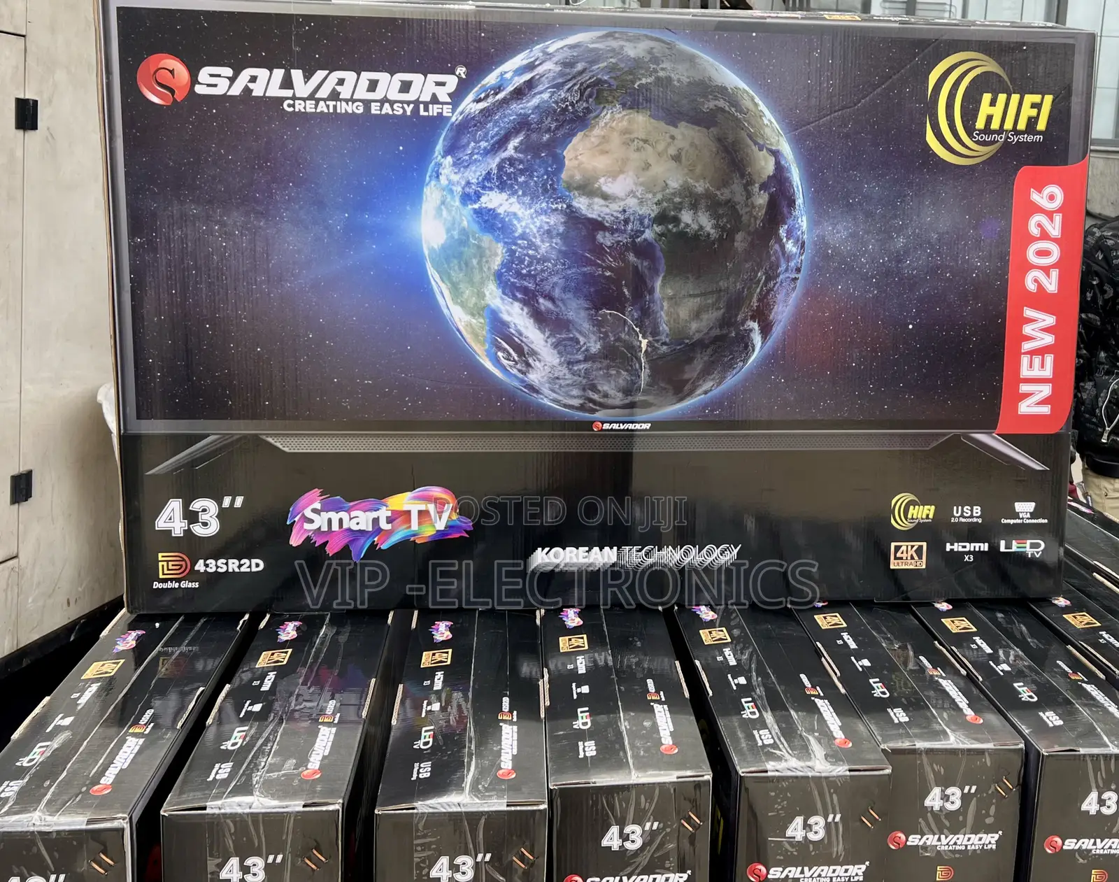 Salvador TV 43 Inch Smart Ultra HD TV (Model: 43SR2D)