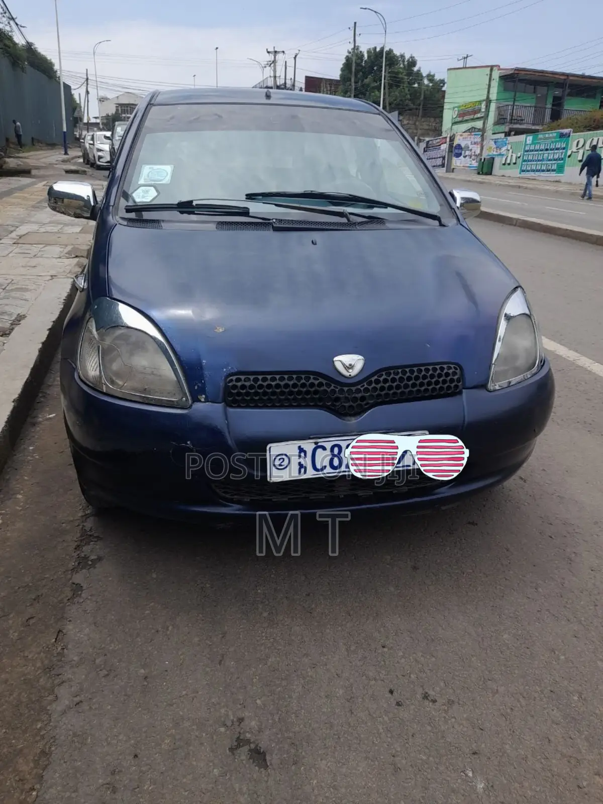 Toyota Vitz 2001 Blue