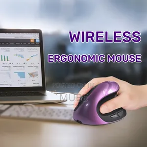 Woddiffy ErgoGrip V6 – 6-Button Vertical Wireless Mouse