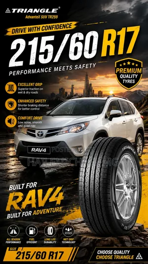 215 60 R17 Car Tyre Rav 4 Toyota