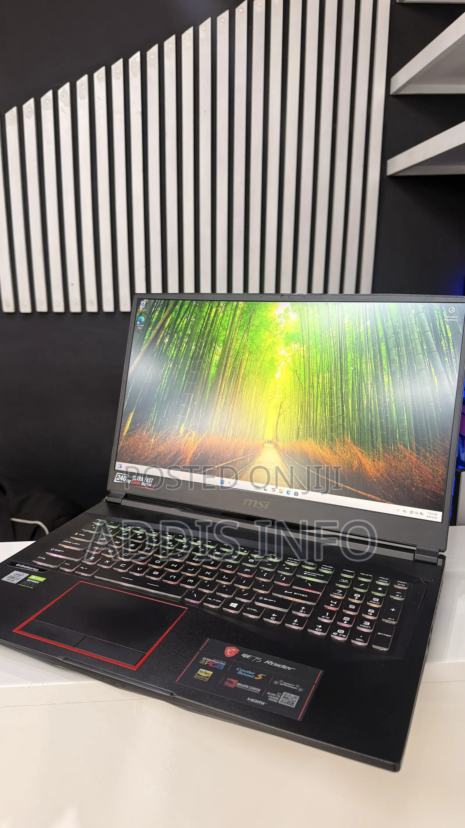 Laptop MSI GE75 Raider 10SE 32GB Intel Core i7 SSD 1.5T