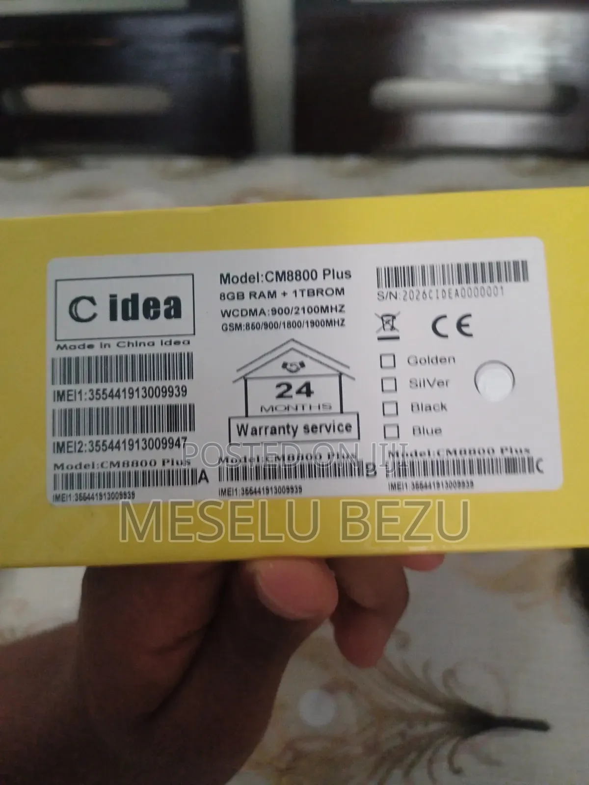 New C idea CM8800 Plus 1 TB Black