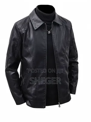 Youth Slim Faux Leather Jacket