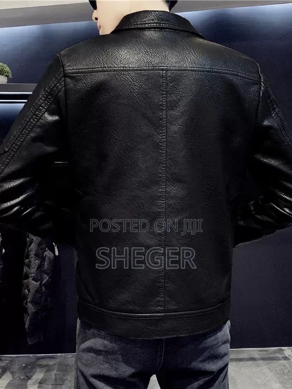Youth Slim Faux Leather Jacket