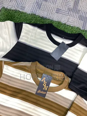ASN Fashion Textured Striped Shirts