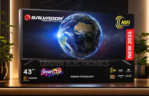 Salvador TV 43 inches Smart Android TV UHD ( Original One ) Free Deliver