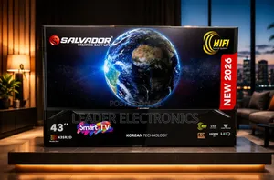Salvador TV 43 inches Smart Android TV UHD ( Original One ) Free Deliver