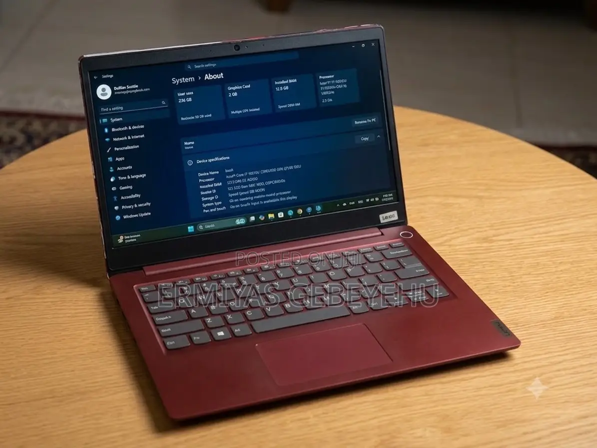 Laptop Lenovo IdeaPad 1 12GB Intel Core i7 SSD 256GB