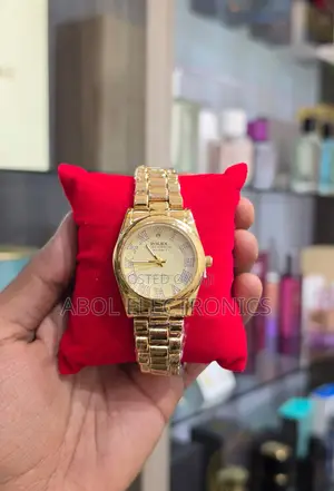 Rolex Oyster Perpetual Day-Date Style Gold Watch – Diamond Roman Num