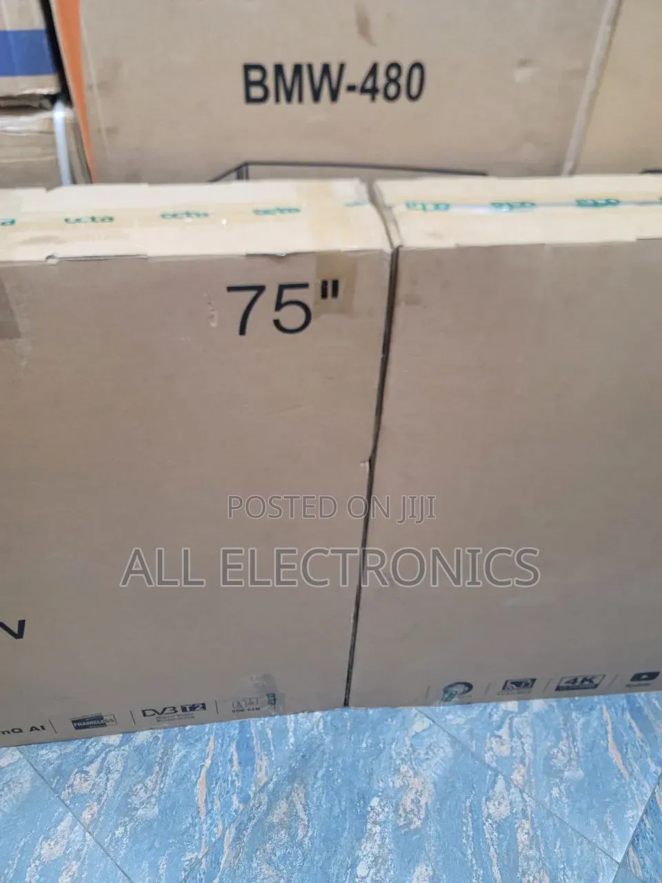 75''inch Double Glass Television