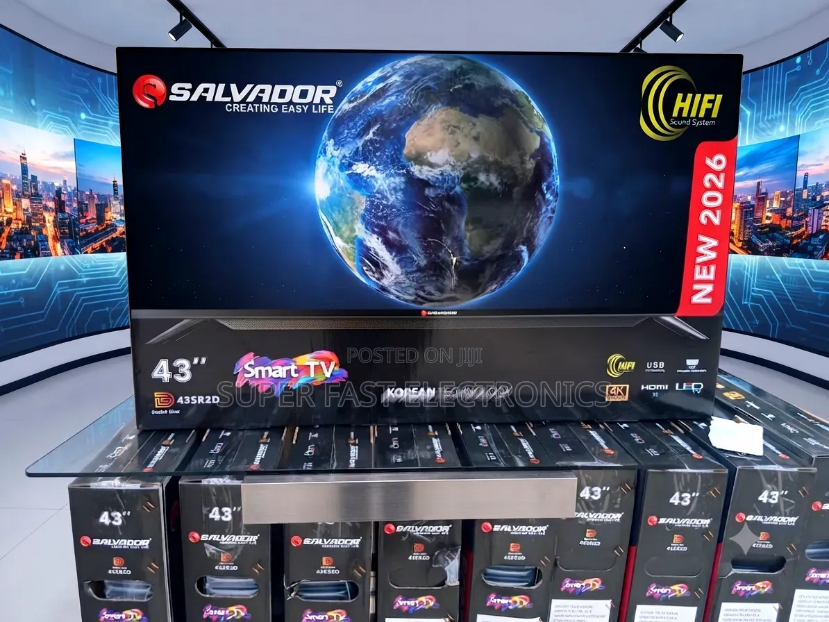 Salvador 43 Inch TV Smart TV – UHD, WiFi, HDMI USB | New 2026