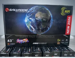 Salvador TV 43 Inch Smart Ultra HD TV (Model: 43SR2D) - New 2026